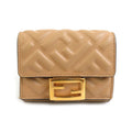 Fendi Beige Leather Wallet (Tri-Fold)