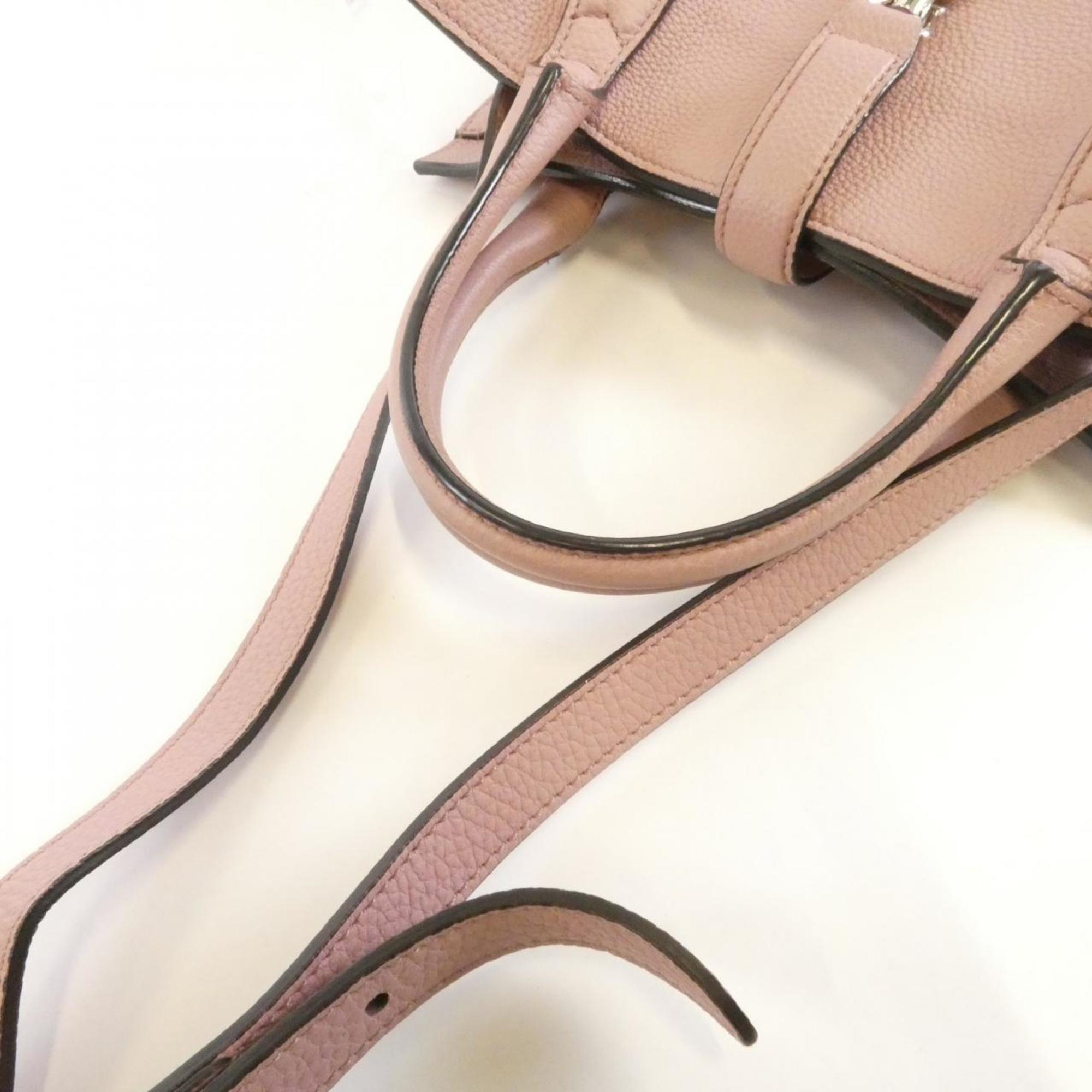 Gucci Pink Leather Handbag (Pre-Owned)