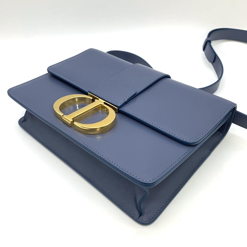 Christian Dior Blue Leather Shoulder Bag (Pre-Owned)