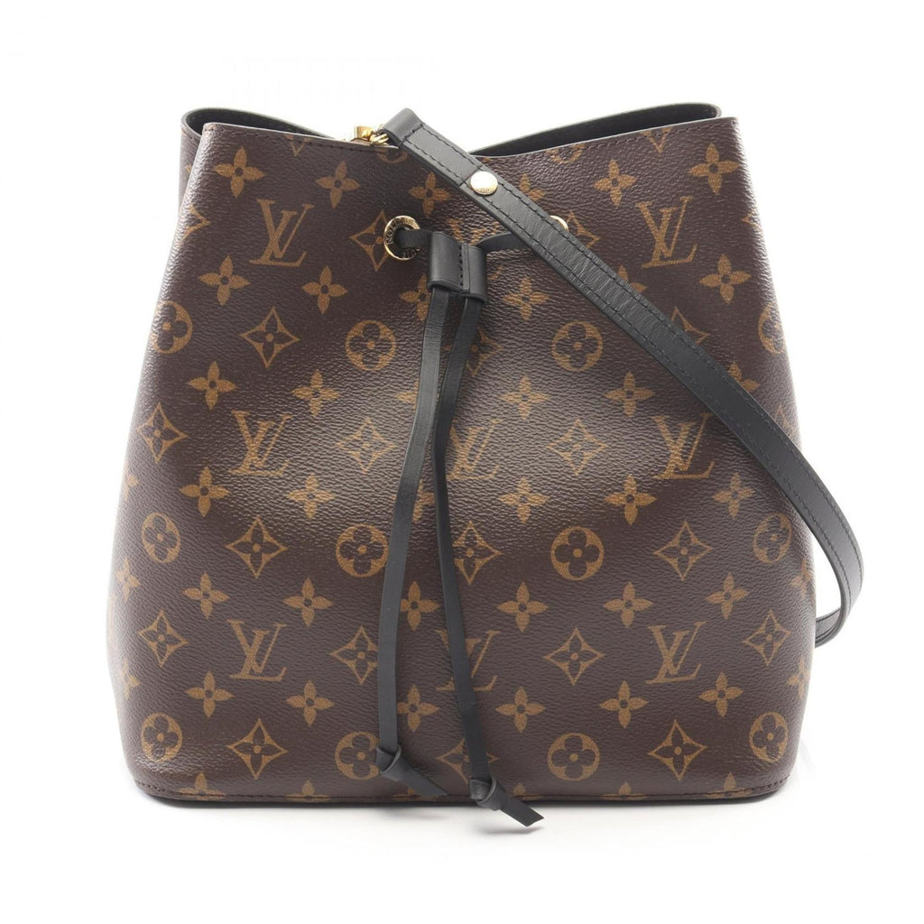 Louis Vuitton Black Brown Monogram Noir Monogram Leather Handbag Shoulder Bag
