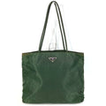 Prada Khaki Nylon Shoulder Bag Tote Bag