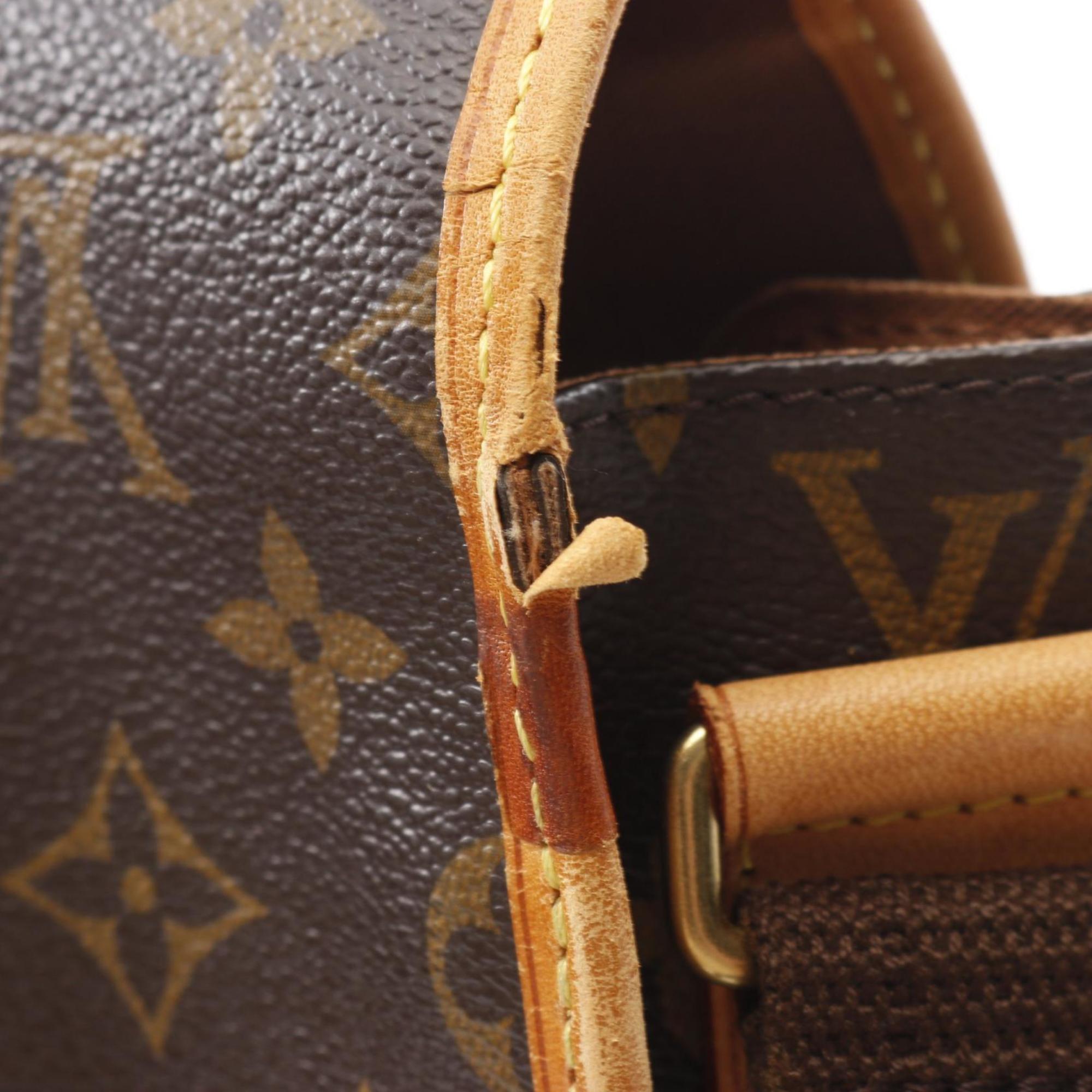 Louis Vuitton Brown Pvc Leather Shoulder Bag