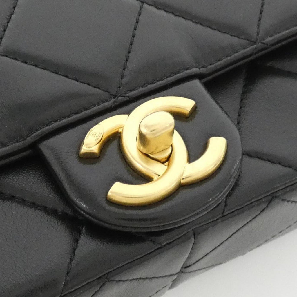 Chanel Black Leather Handbag