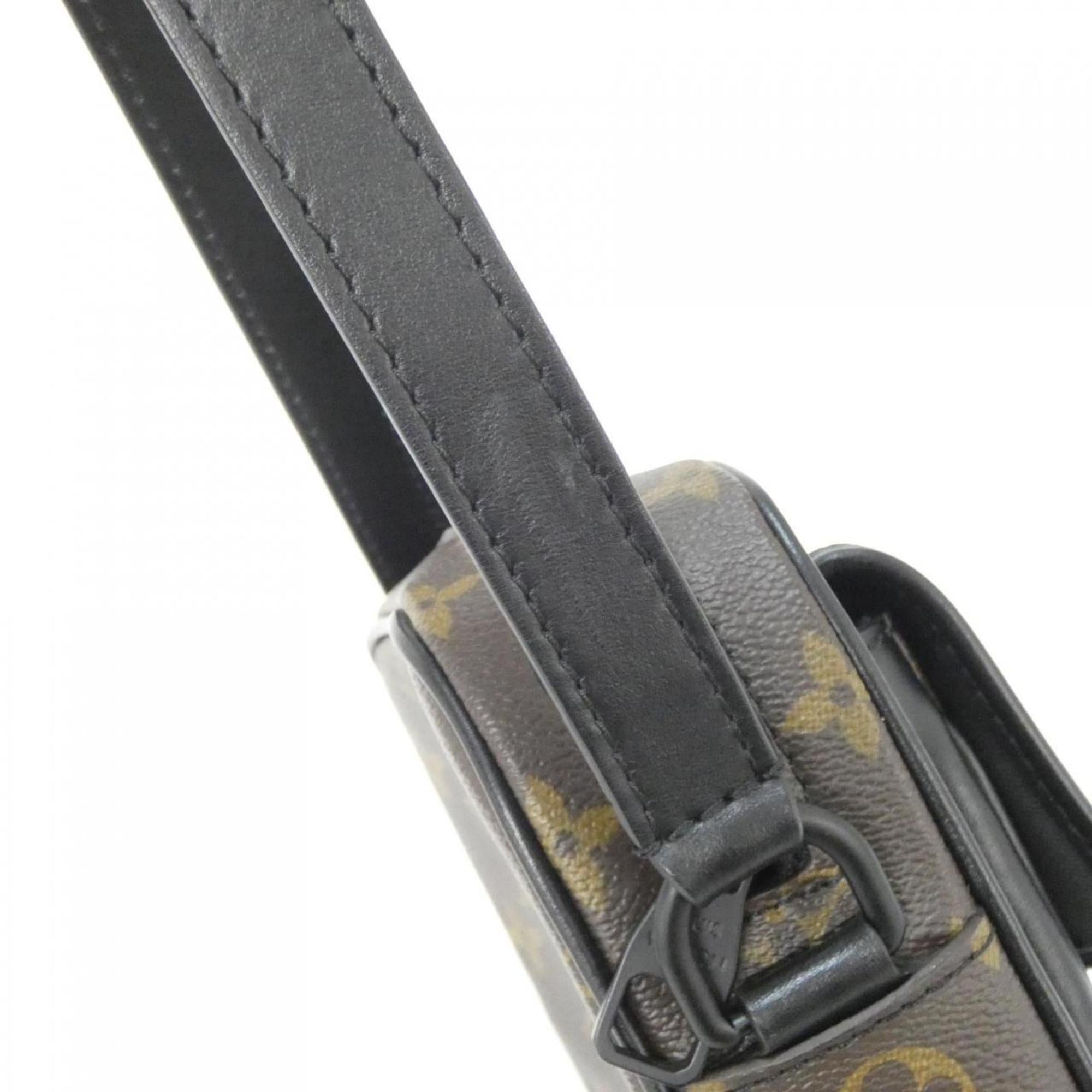 Louis Vuitton Marron Coated Canvas Shoulder Bag