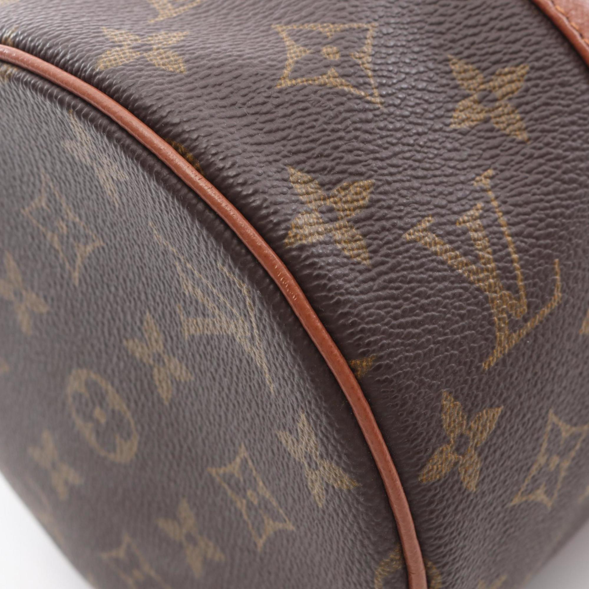 Louis Vuitton Brown Monogram Coated Canvas Leather Handbag
