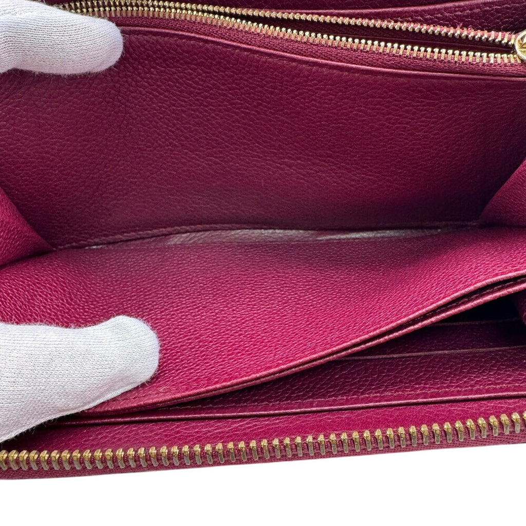 Louis Vuitton Aurore Leather Long Wallet