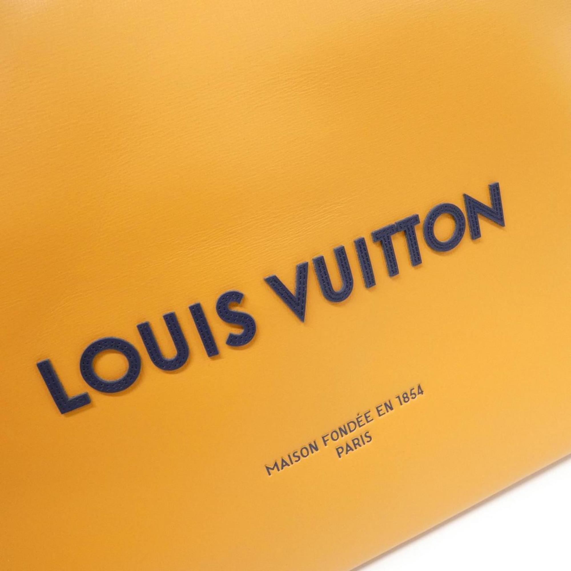 Louis Vuitton Saffron Yellow Leather Handbag