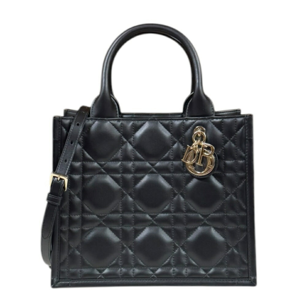 Christian Dior Black Leather Shoulder Bag (Pre-Owned)