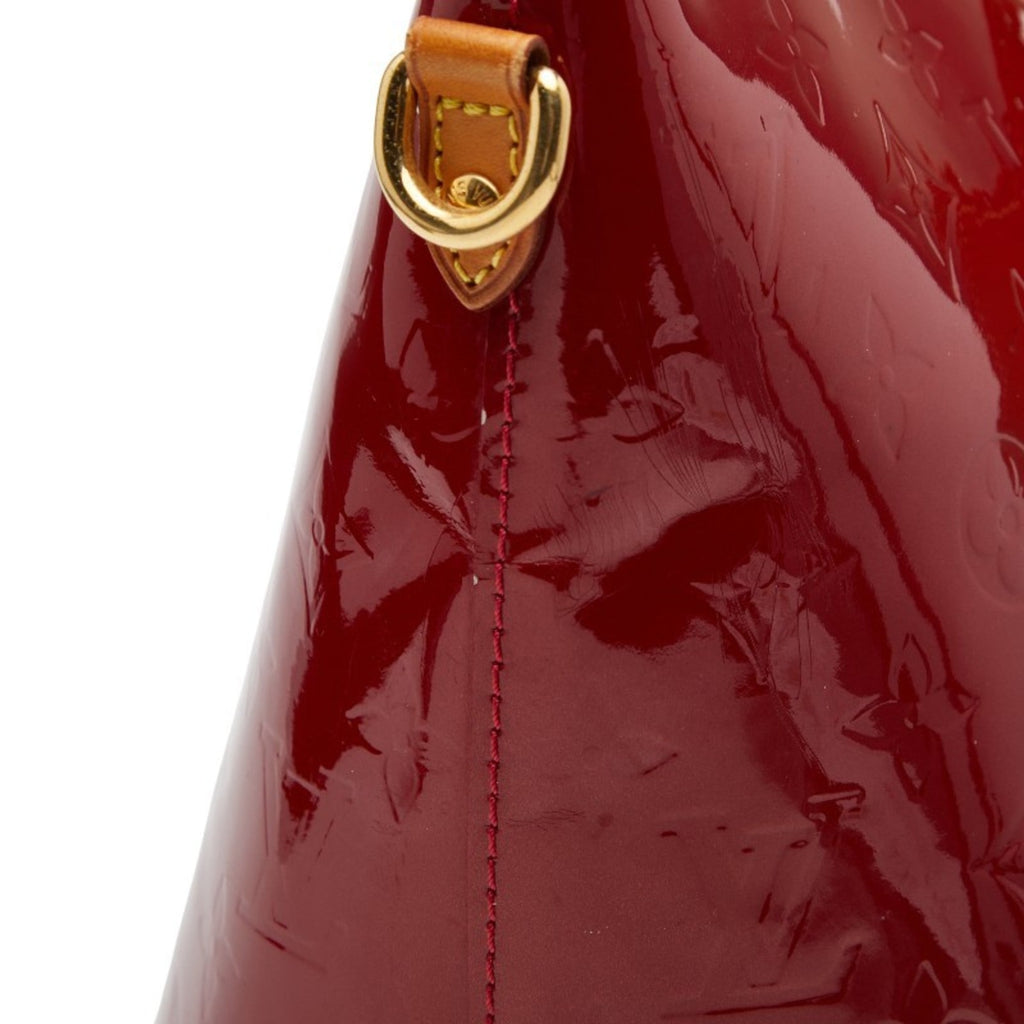 Louis Vuitton Pomme D'amour Red Color Patent Leather Handbag Tote Bag