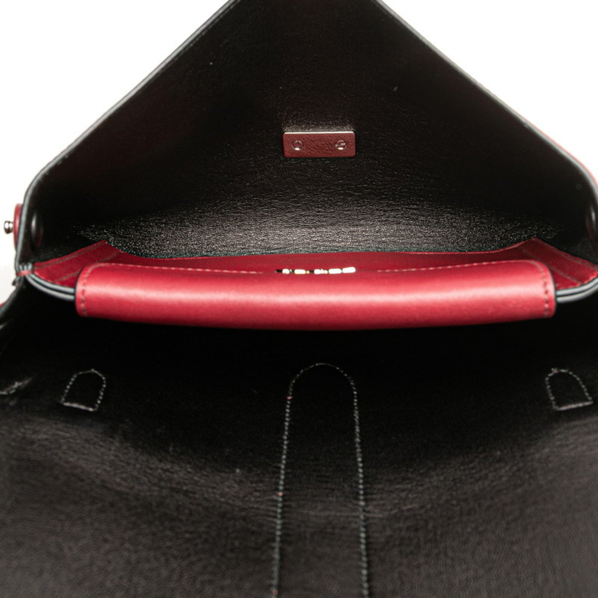 Prada Red Color Leather Shoulder Bag