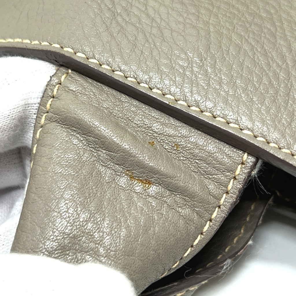 Prada Gray Canapa Handbag Tote Bag