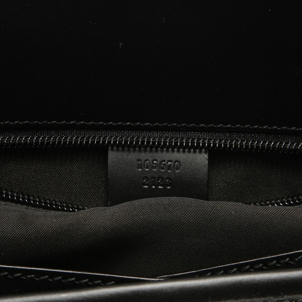 Gucci Gg Canvas Black Gg Canvas Boston Bag (Pre-Owned)