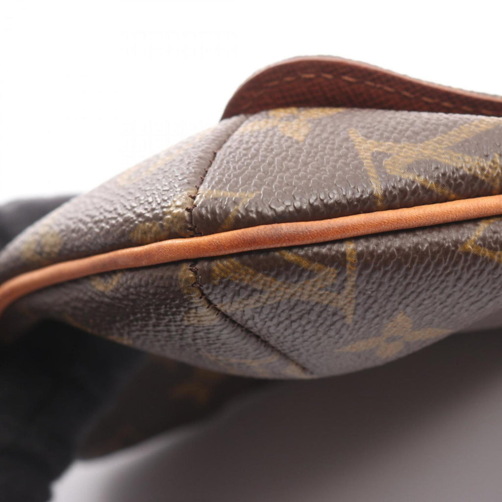 Louis Vuitton Brown Monogram Coated Canvas Leather Shoulder Bag