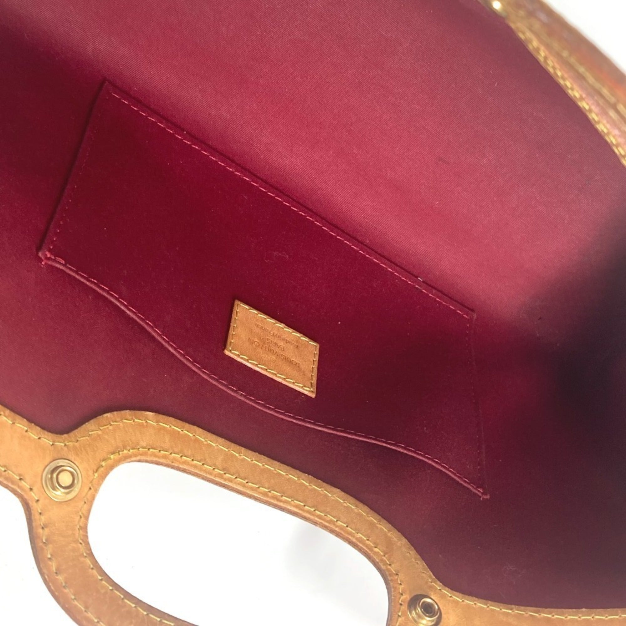 Louis Vuitton Monogram Vernis Red Color Monogram Vernis Handbag