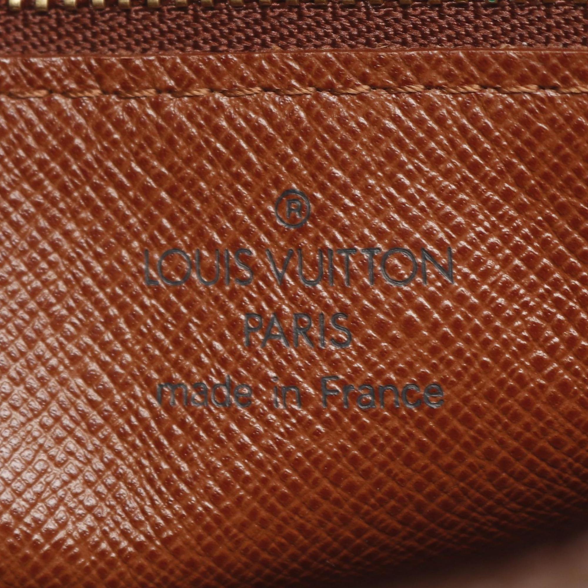 Louis Vuitton Brown Coated Canvas Shoulder Bag