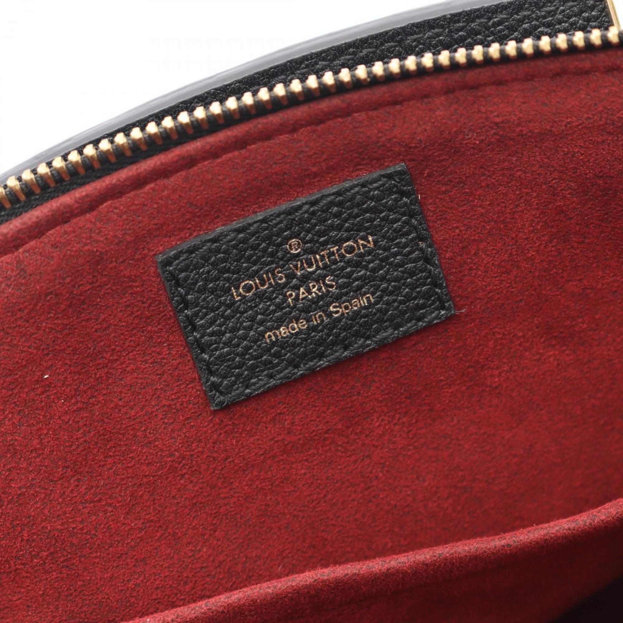 Louis Vuitton Black Leather Handbag