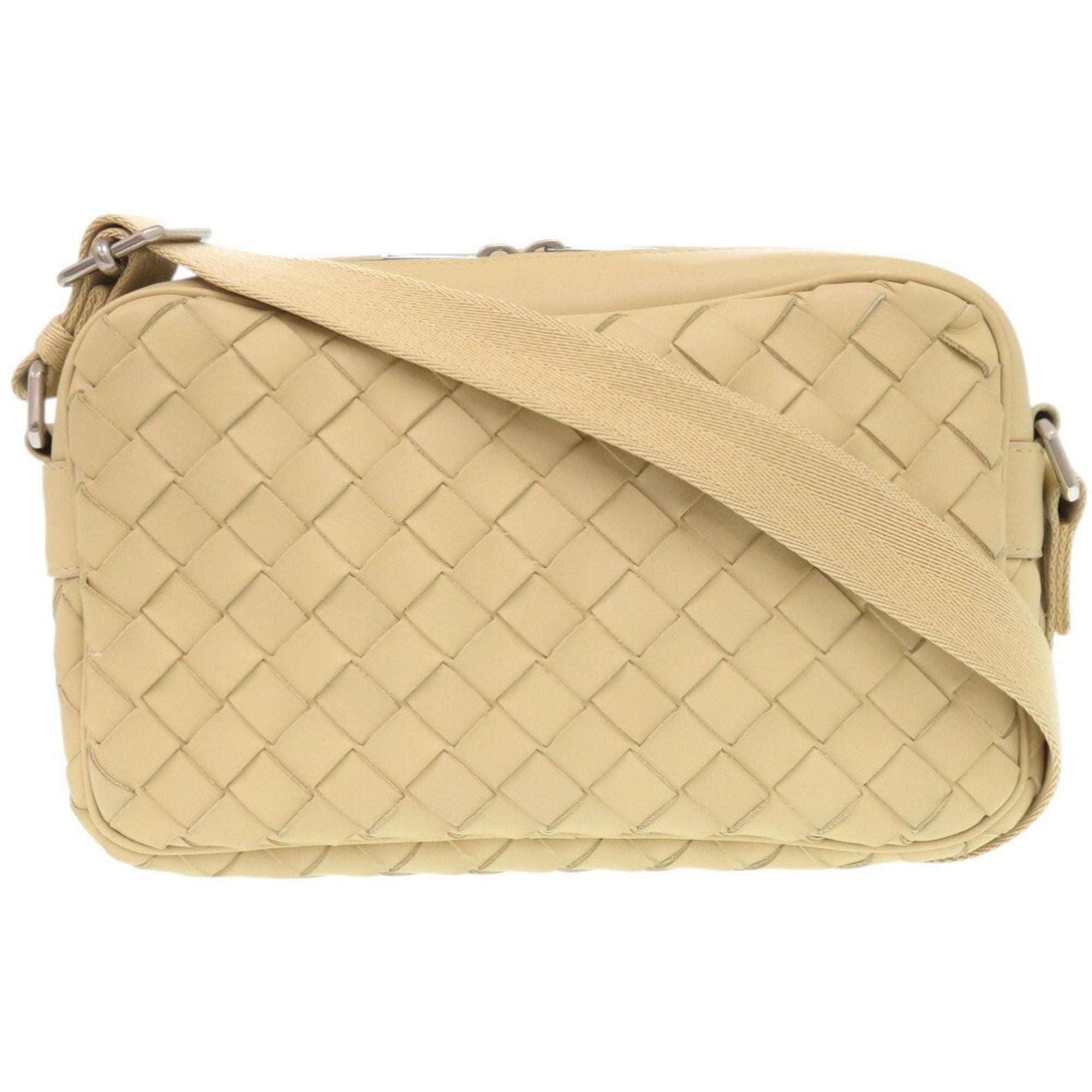 Bottega Veneta Beige Leather Shoulder Bag