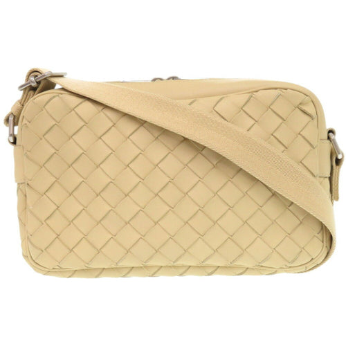 Bottega Veneta Beige Leather Shoulder Bag