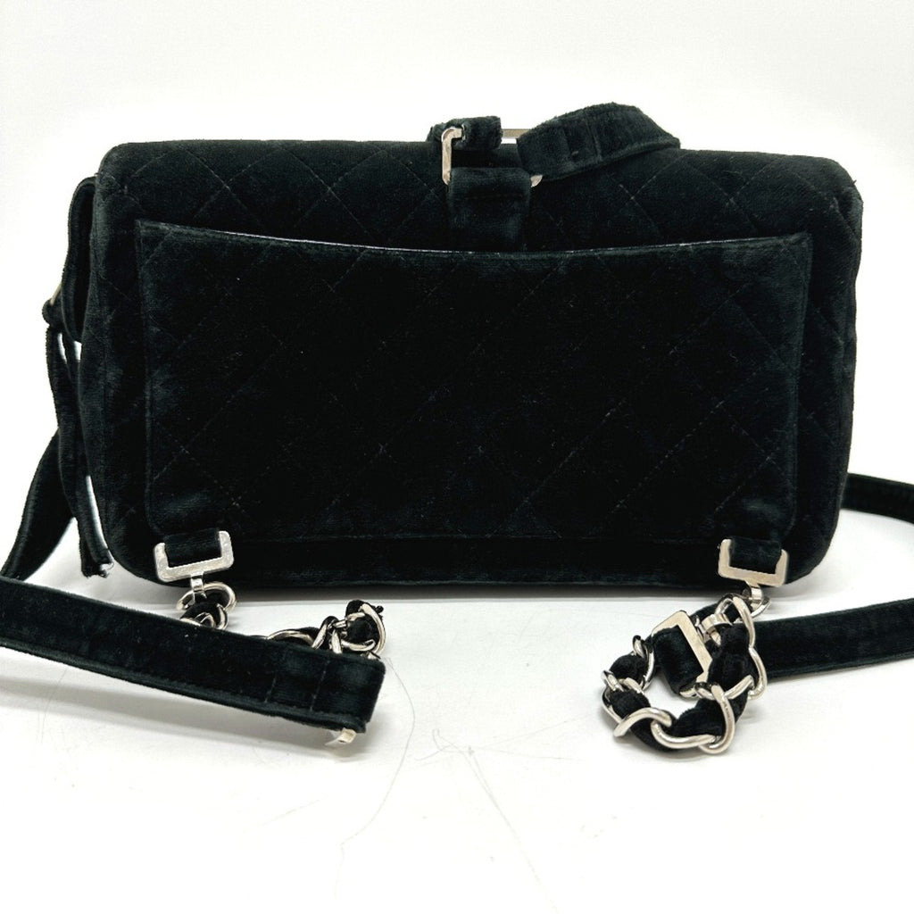 Chanel Black Leather Backpack