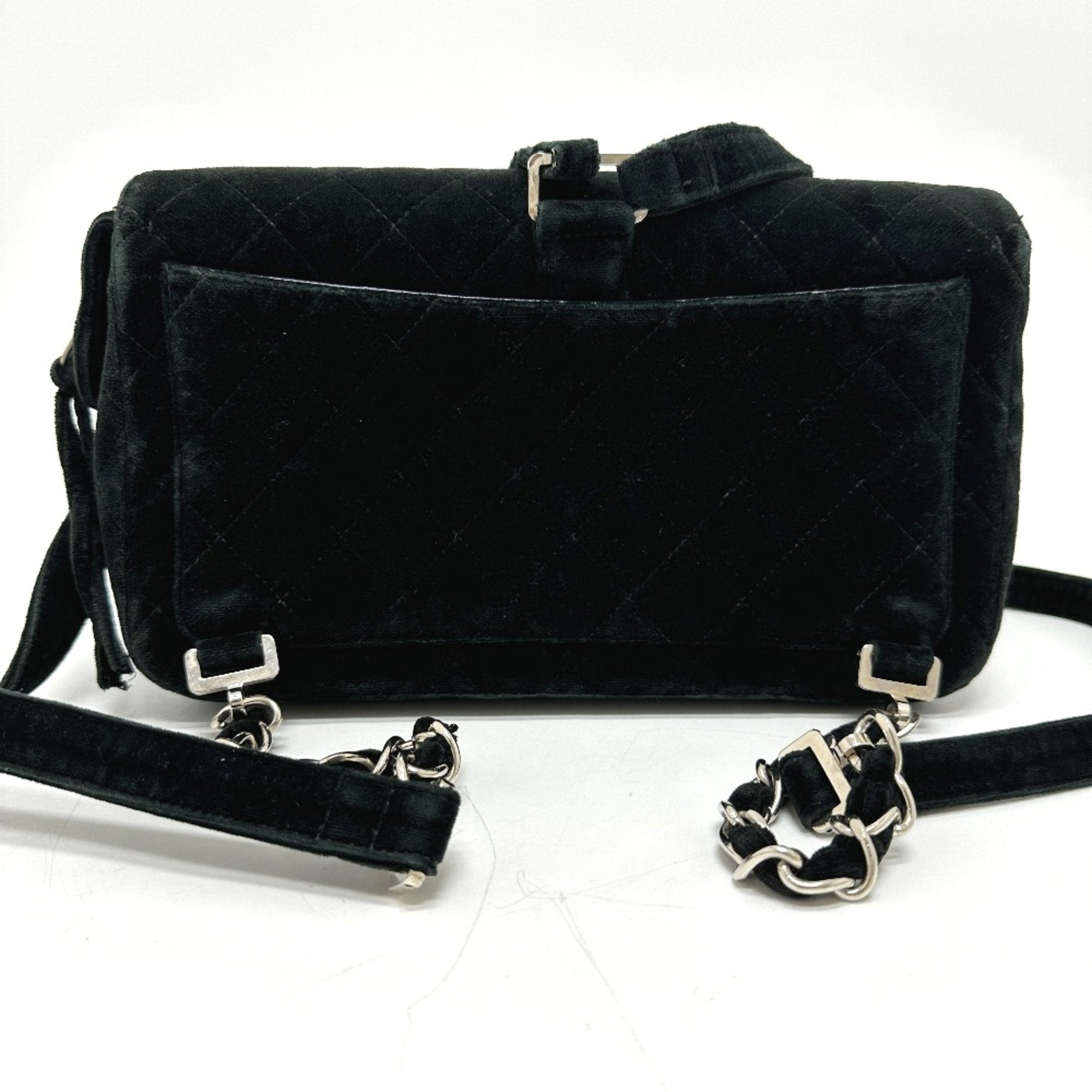 Chanel Black Leather Backpack
