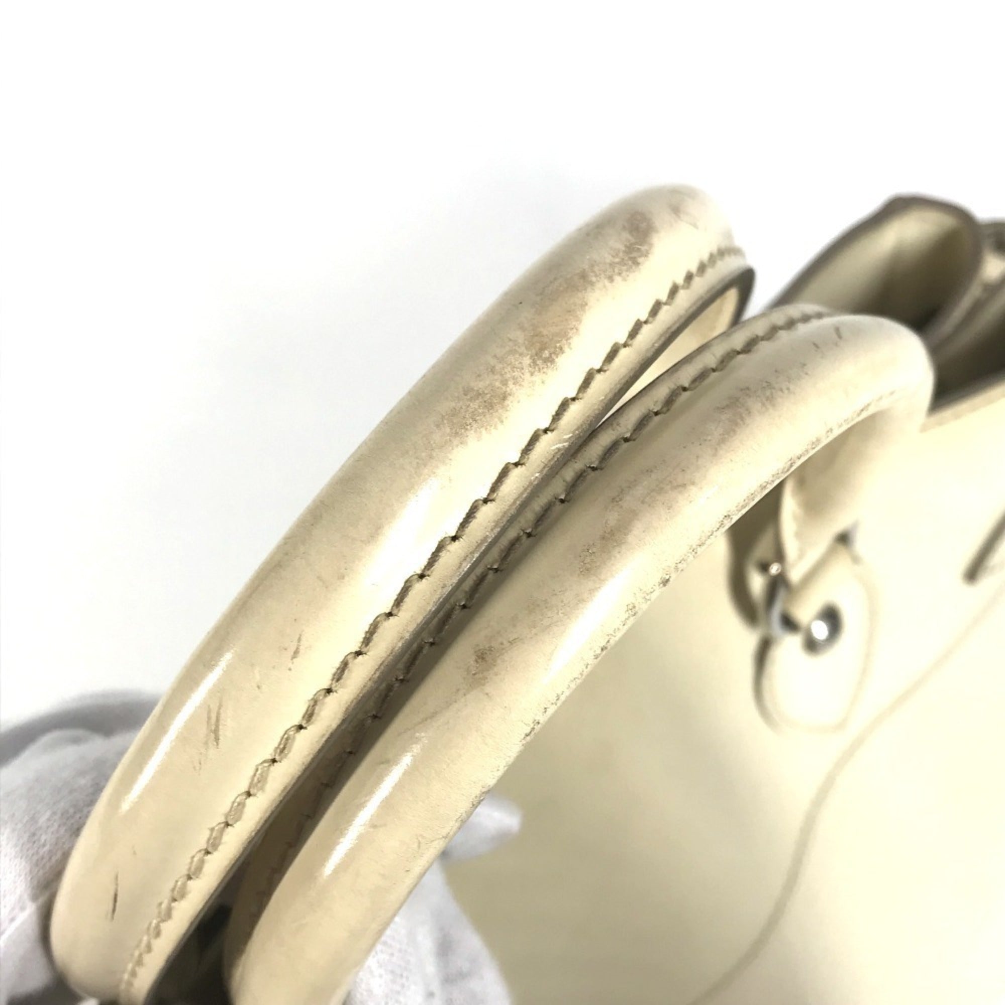 Louis Vuitton Lv Off White White Epi Leather Handbag Tote Bag