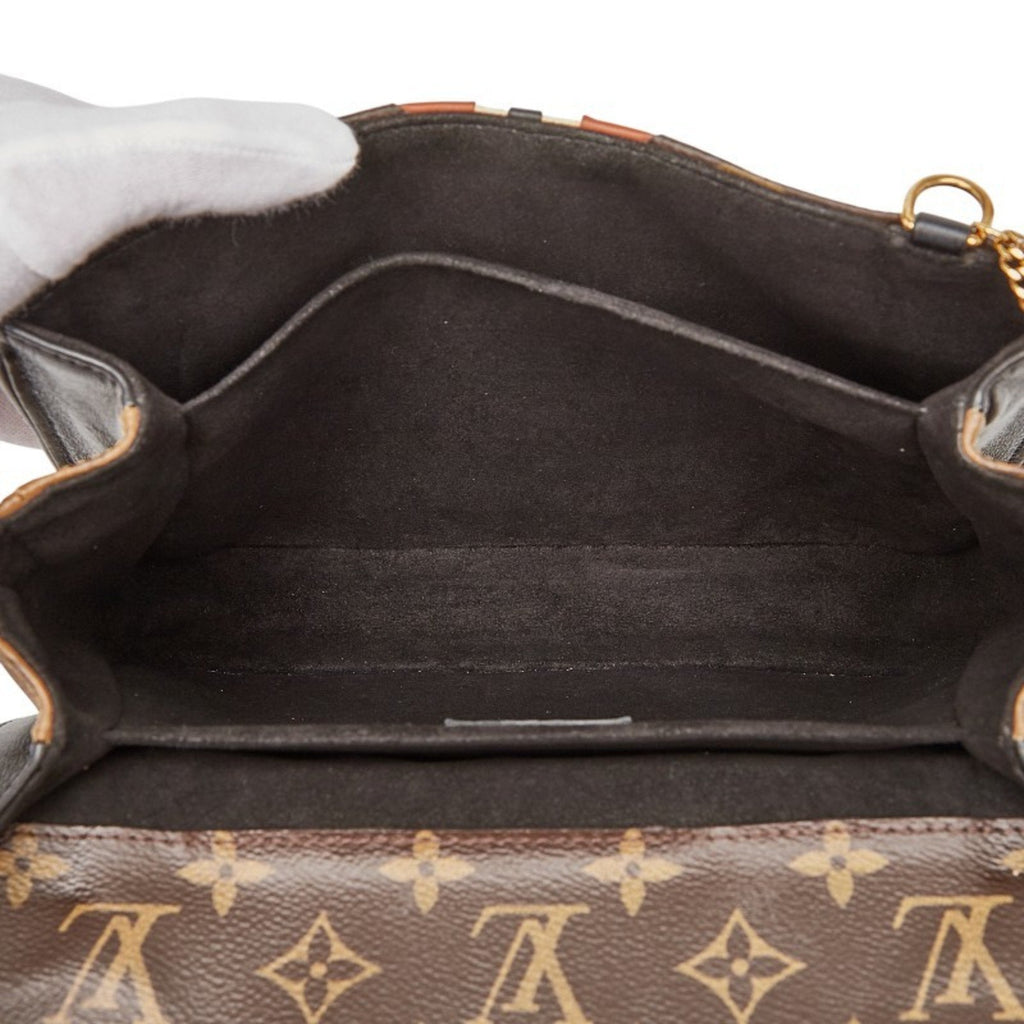 Louis Vuitton Monogram Reverse Black Brown Pvc Leather Handbag Shoulder Bag