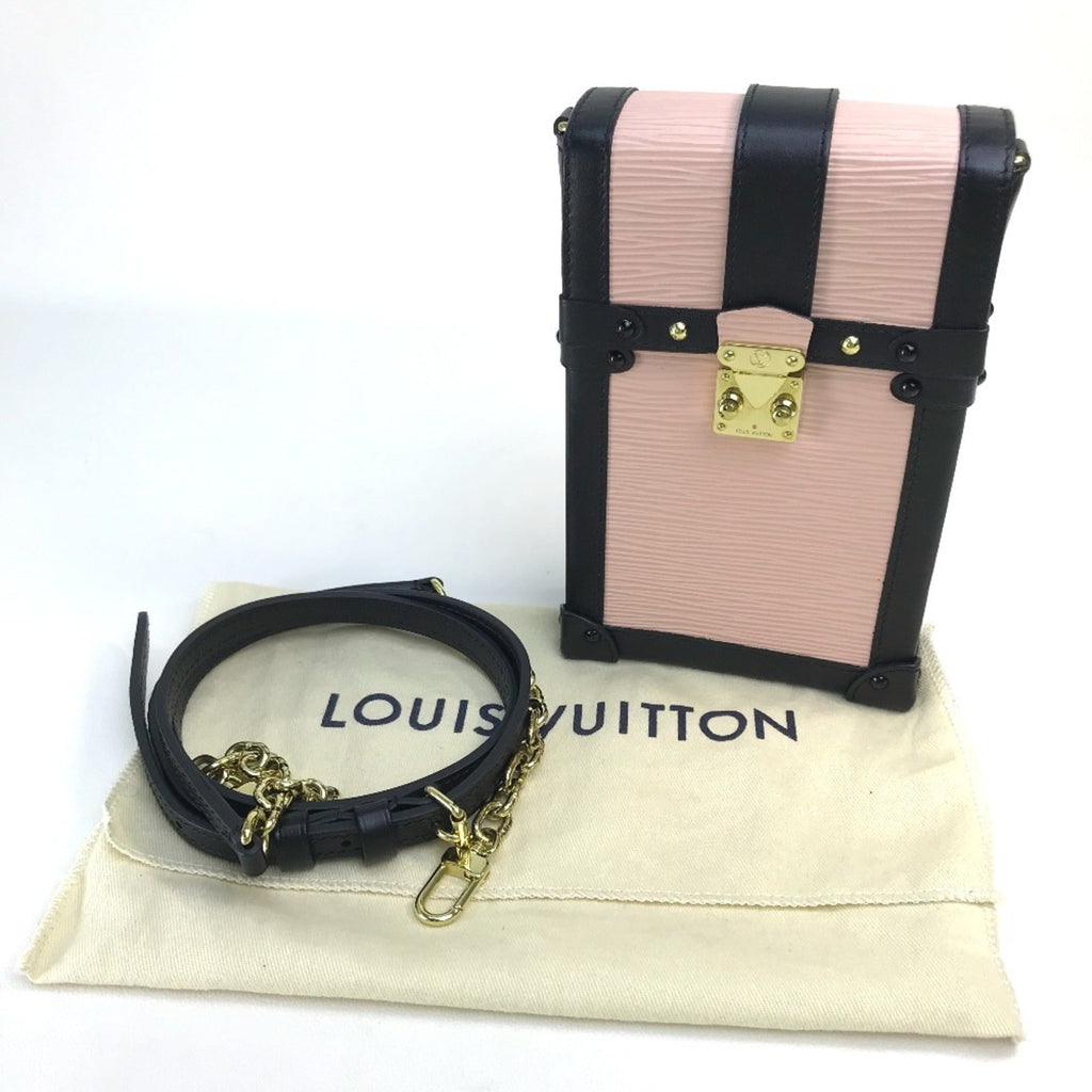 Louis Vuitton Rose Ballerine Epi Leather Pochette Shoulder Bag