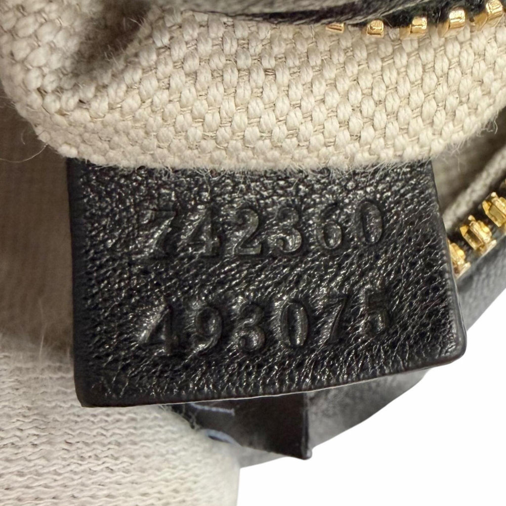 Gucci Black Leather Shoulder Bag (Pre-Owned)
