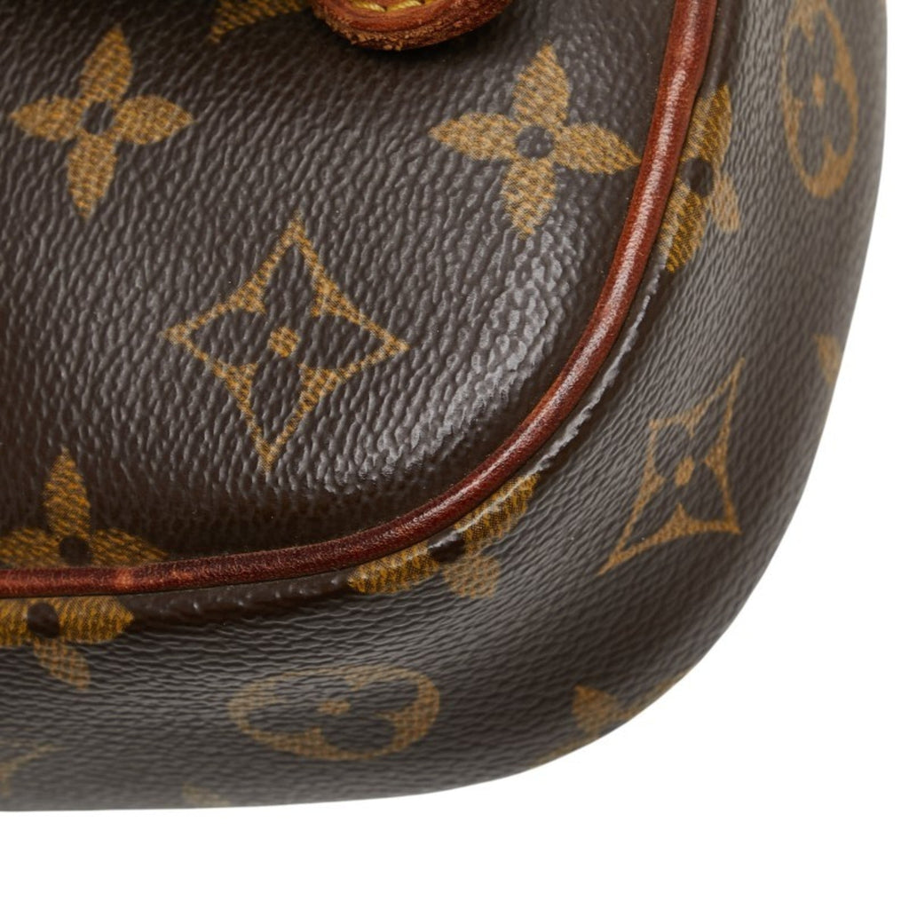 Louis Vuitton Monogram Brown Pvc Leather Sling Bag