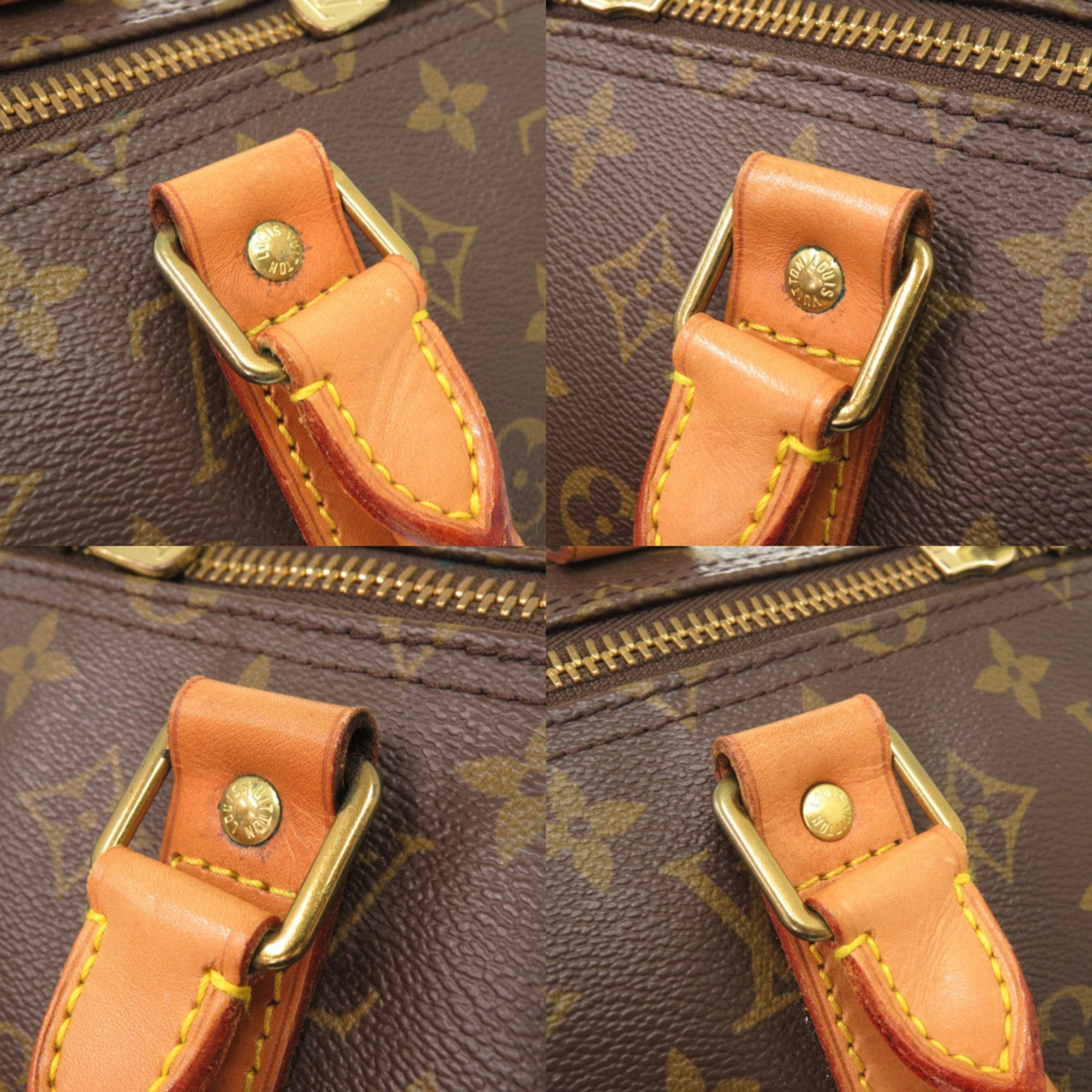 Louis Vuitton Brown Monogram Canvas Boston Bag