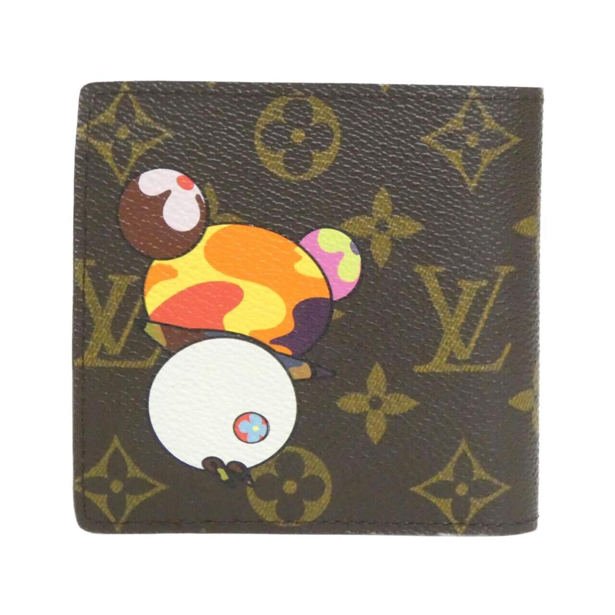 Louis Vuitton Marron Coated Canvas Wallet