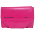 Balenciaga Pink Leather Wallet (Tri-Fold)