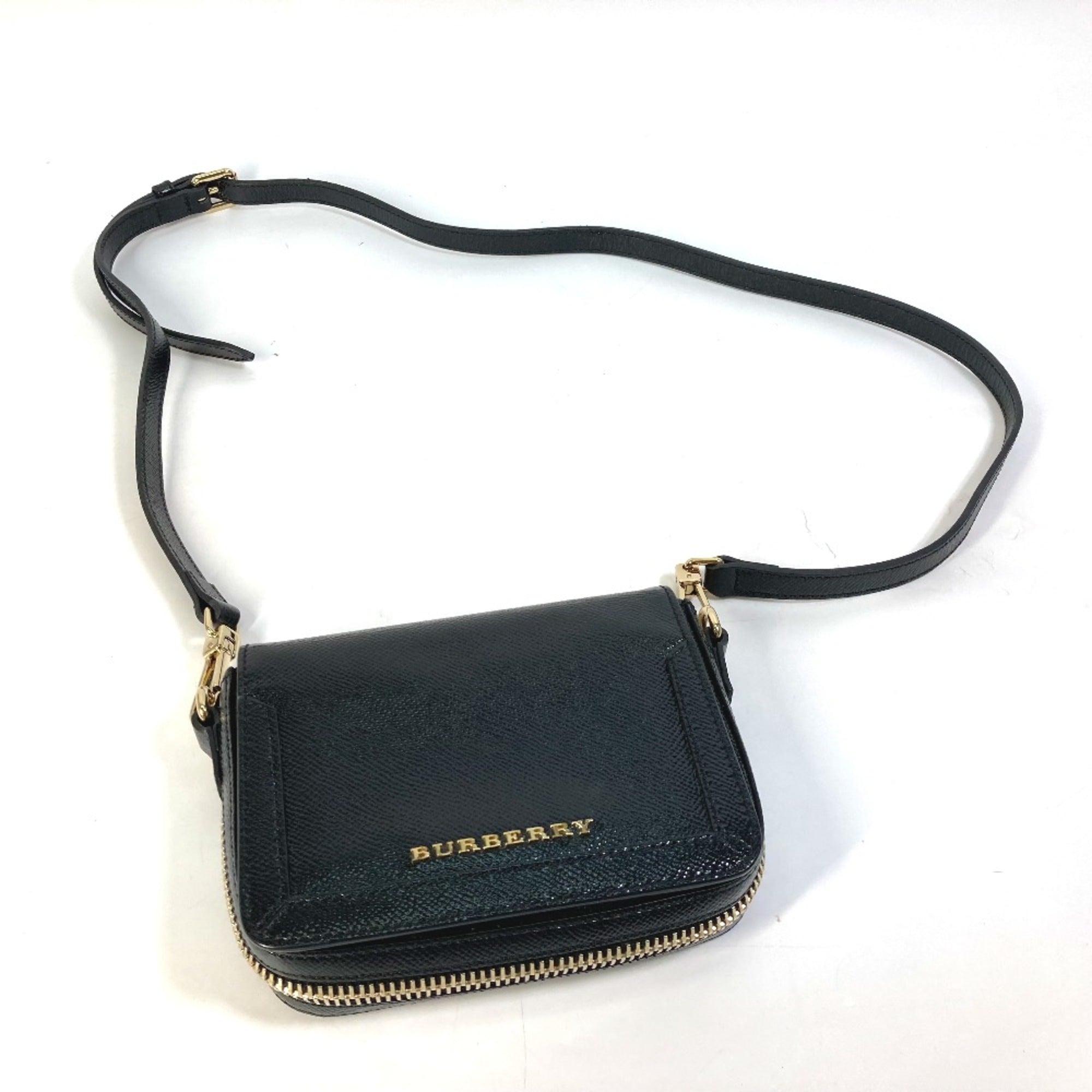 Burberry Black Leather Shoulder Bag
