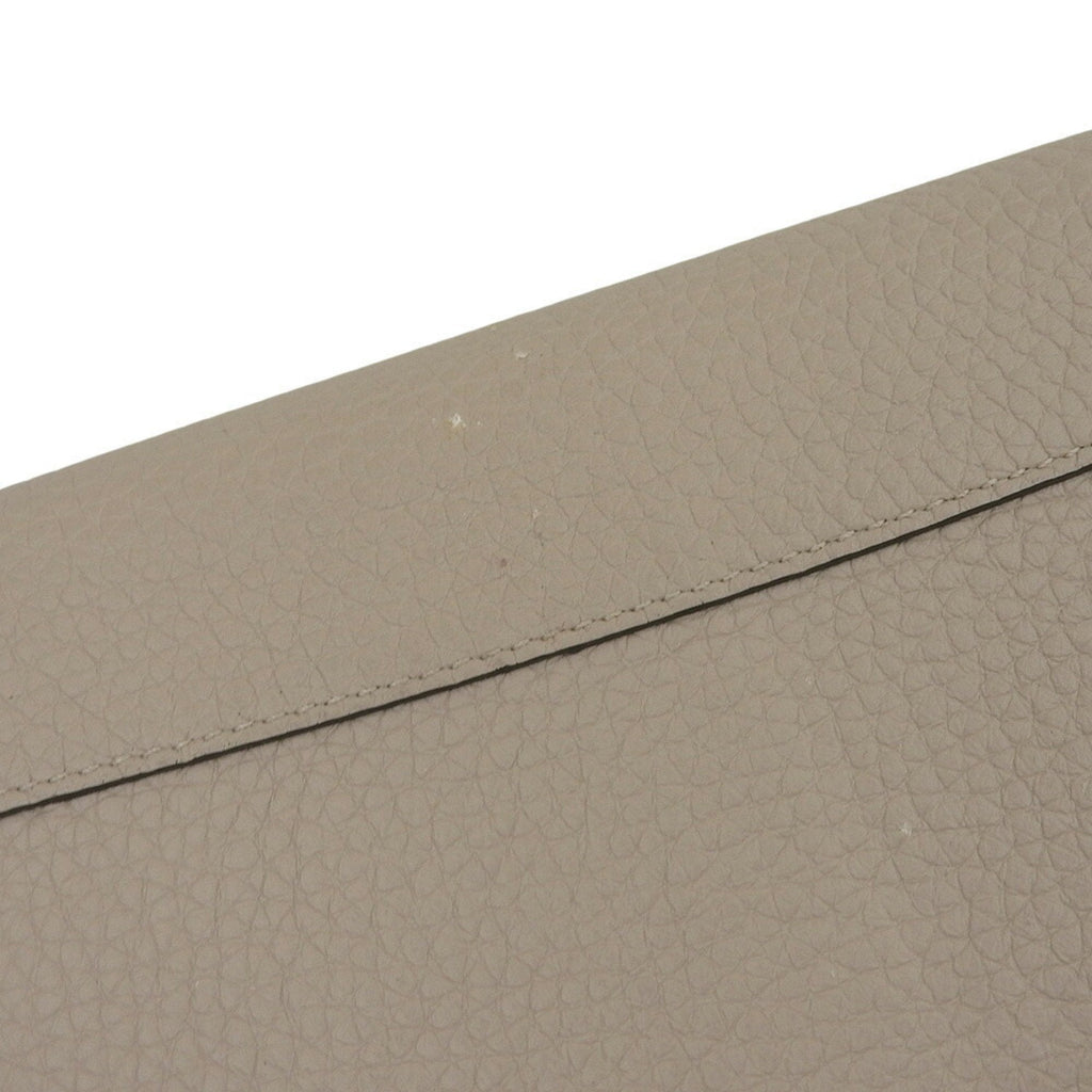 Louis Vuitton Beige Leather Long Wallet