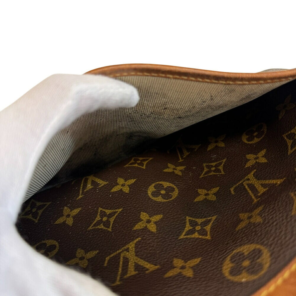 Louis Vuitton Brown Leather Handbag