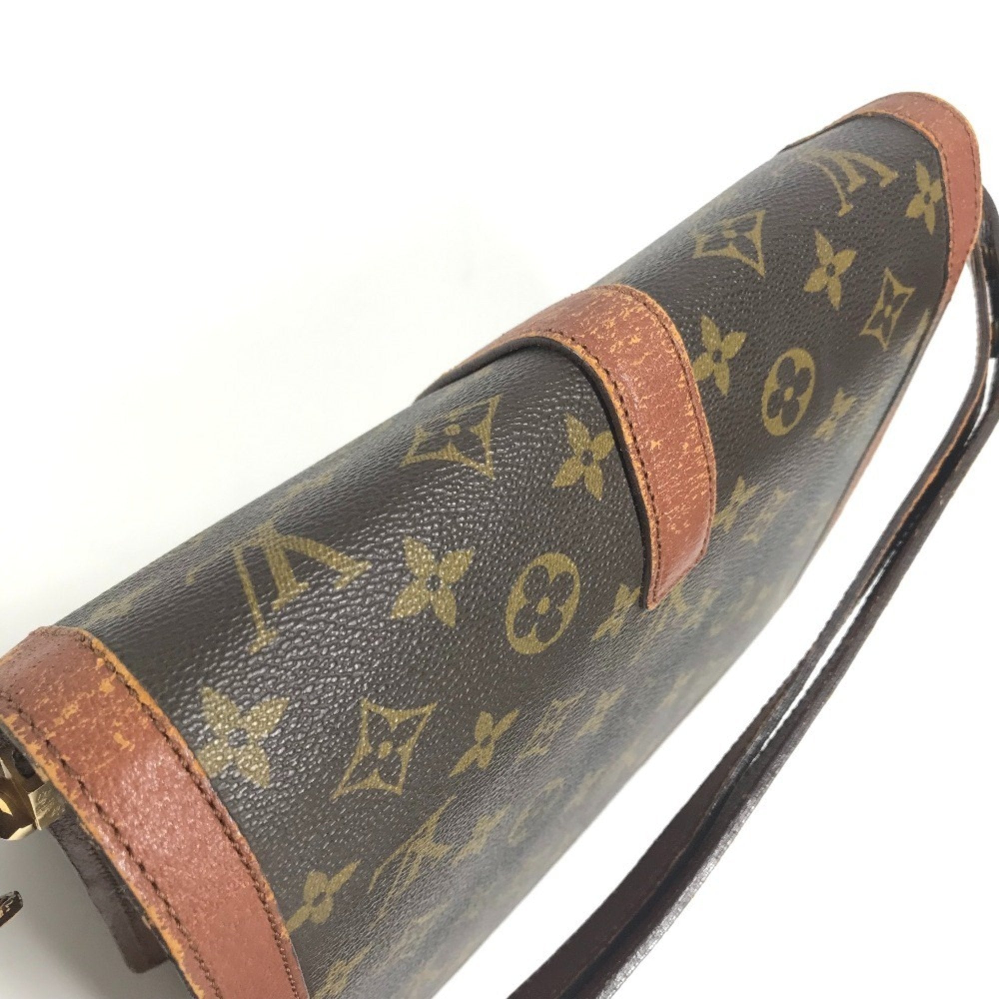Louis Vuitton Brown Monogram Canvas Pochette Shoulder Bag