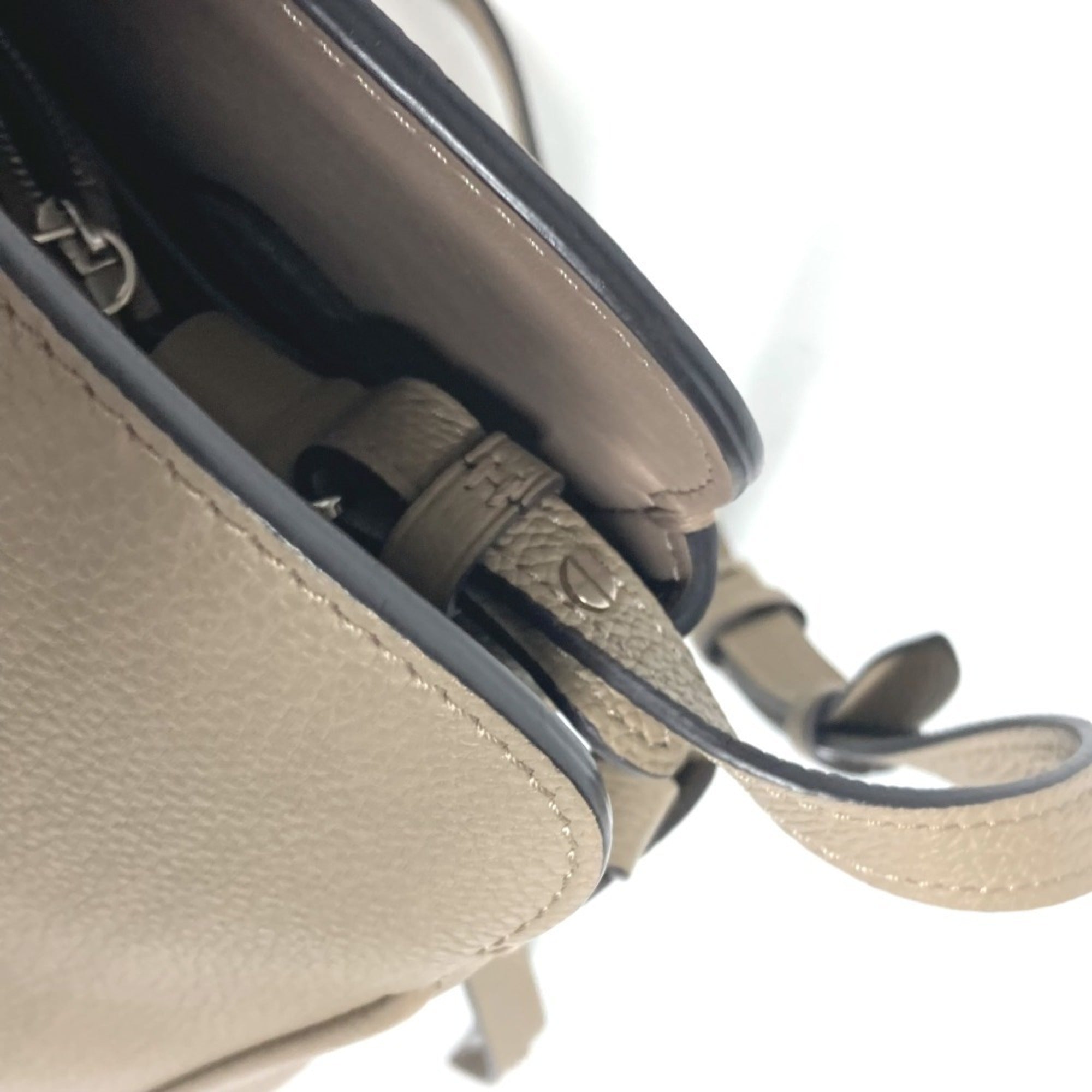 Louis Vuitton Gray Tourterelle Leather Handbag Shoulder Bag Tote Bag