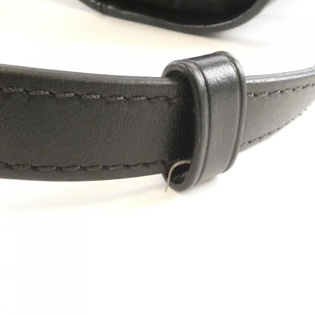 Louis Vuitton Black Leather Shoulder Bag