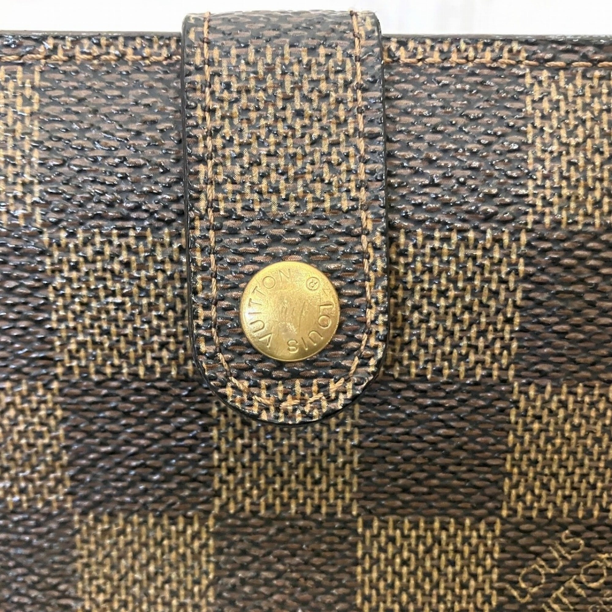 Louis Vuitton Monogram Brown Damier Canvas Damier Canvas Wallet