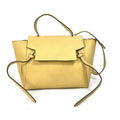 Celine Yellow Leather Shoulder Bag