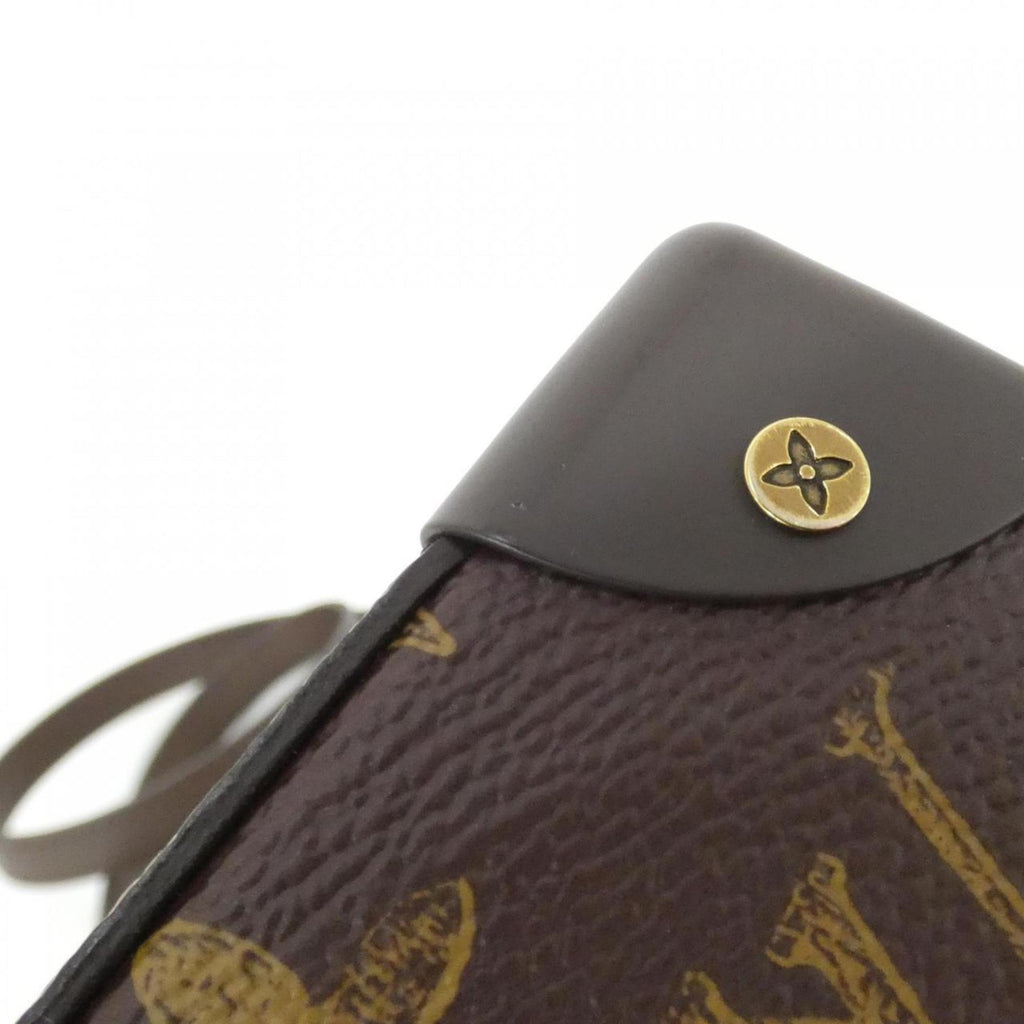 Louis Vuitton Marron Coated Canvas Handbag