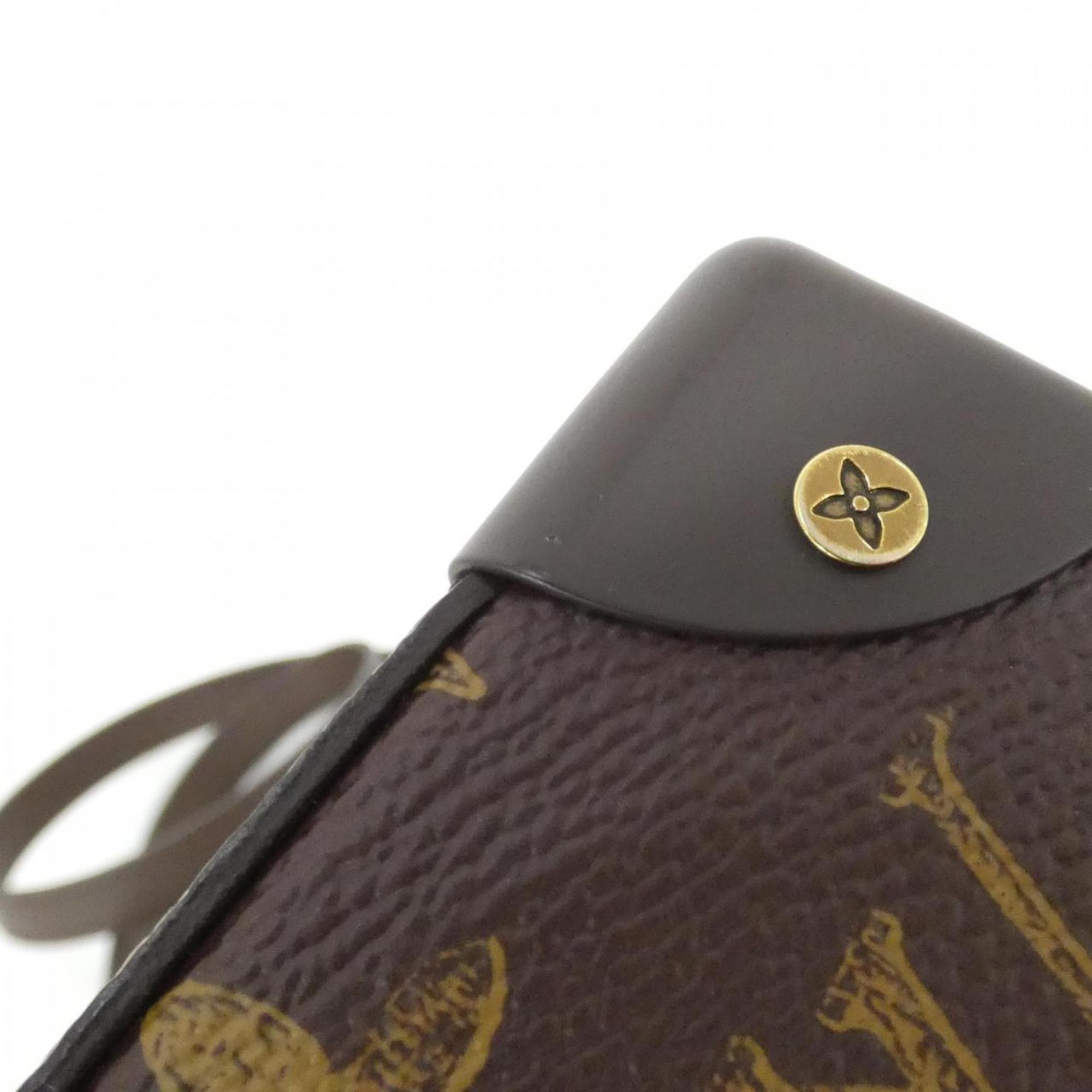 Louis Vuitton Marron Coated Canvas Handbag