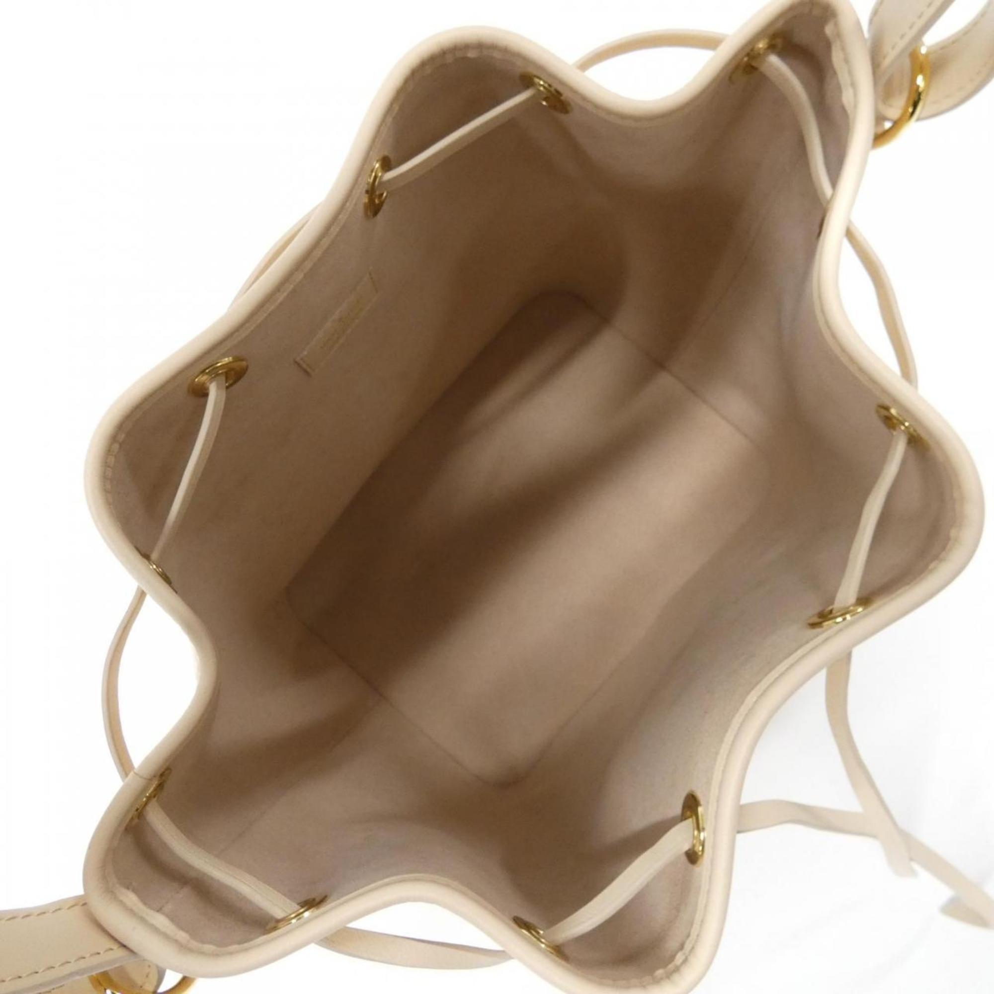Louis Vuitton Beige Leather Shoulder Bag