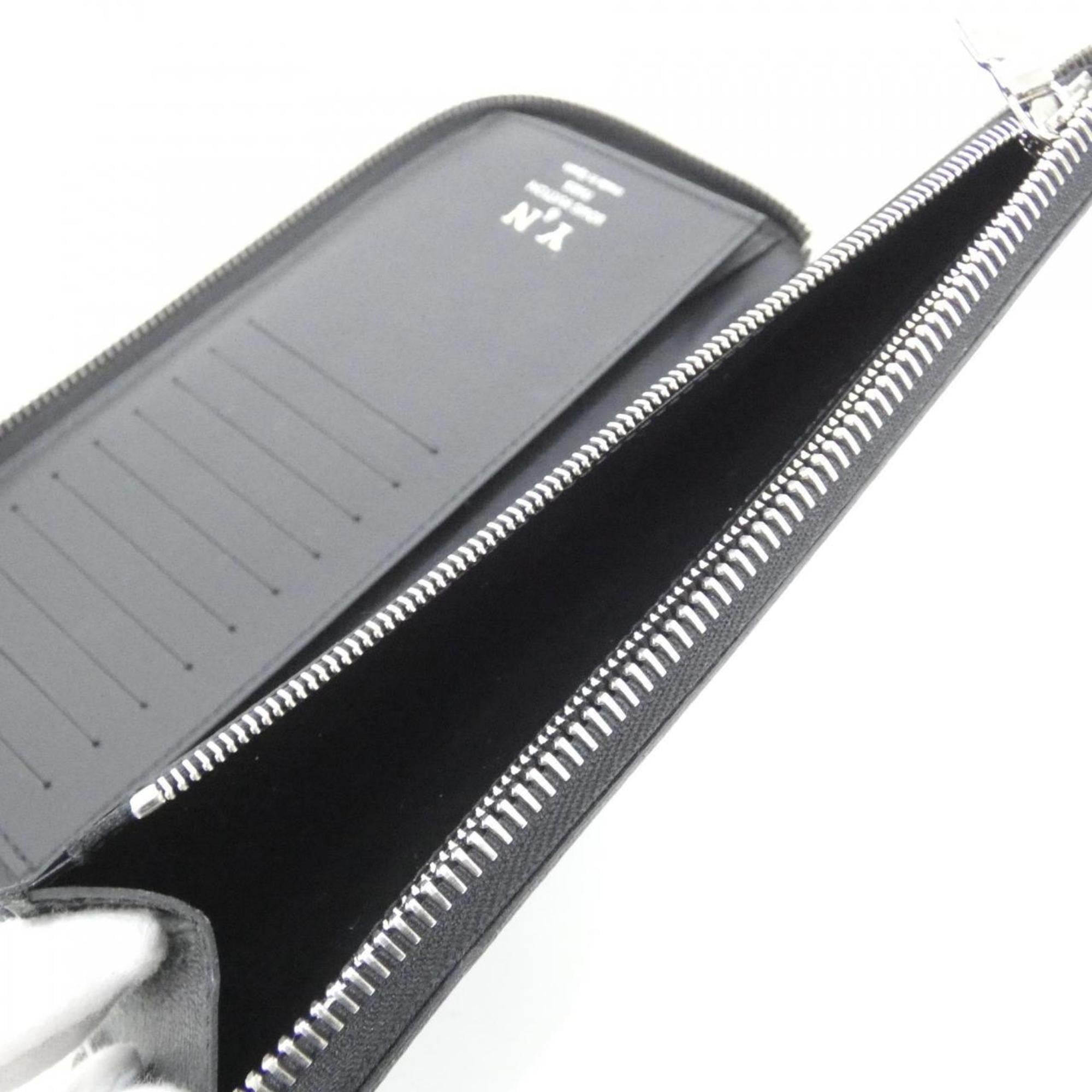 Louis Vuitton Dark Gray Graphite Coated Canvas Long Wallet
