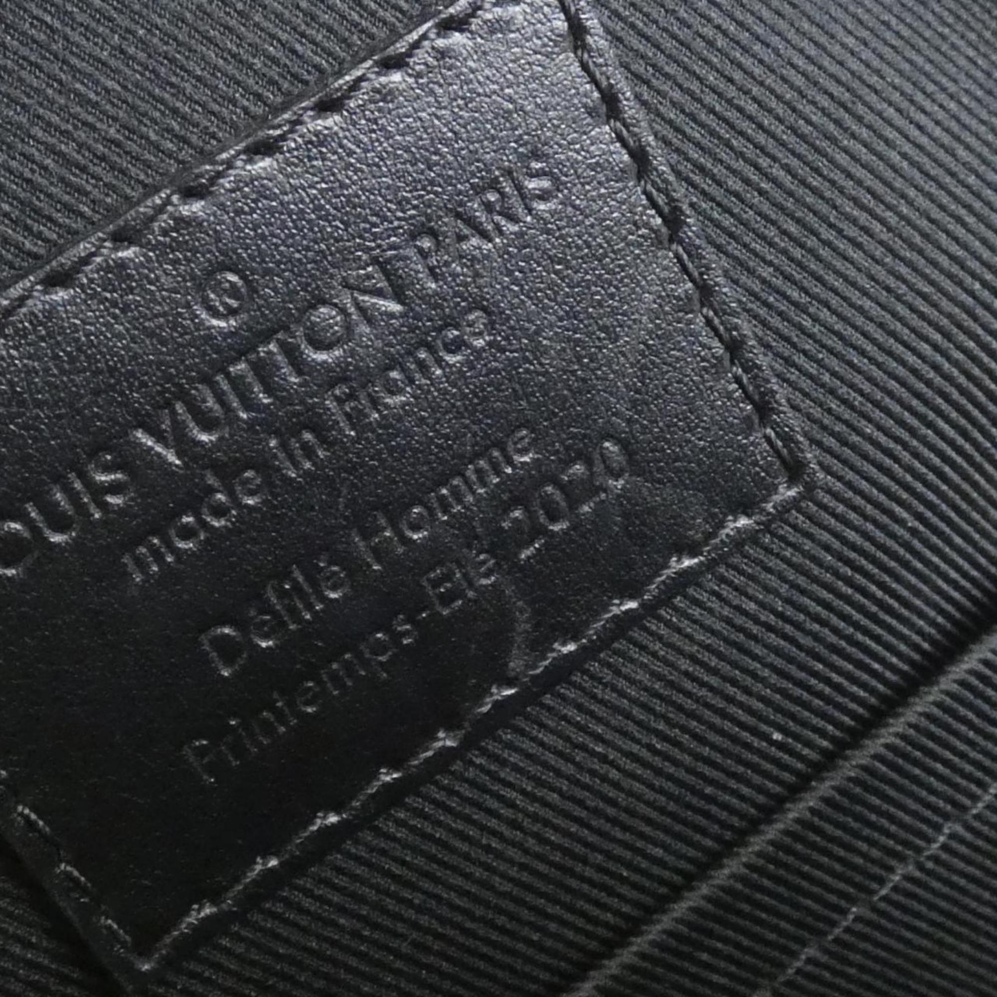 Louis Vuitton Black Marron Coated Canvas Shoulder Bag