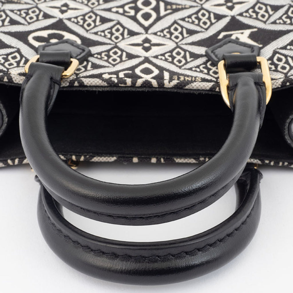 Louis Vuitton Black White Monogram Jacquard Shoulder Bag
