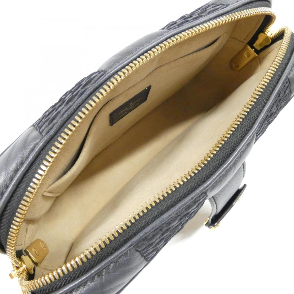 Louis Vuitton Black Leather Shoulder Bag