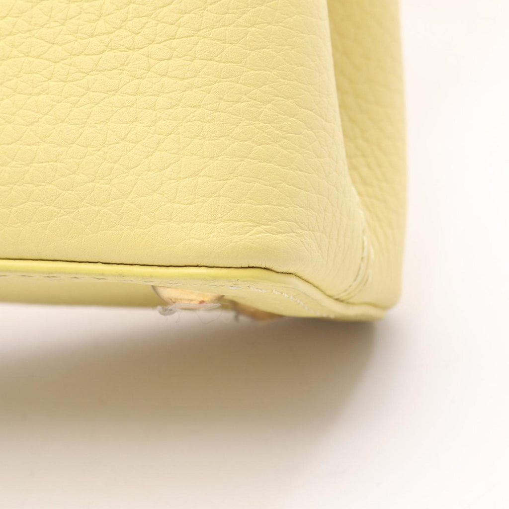 Louis Vuitton Yellow Leather Handbag
