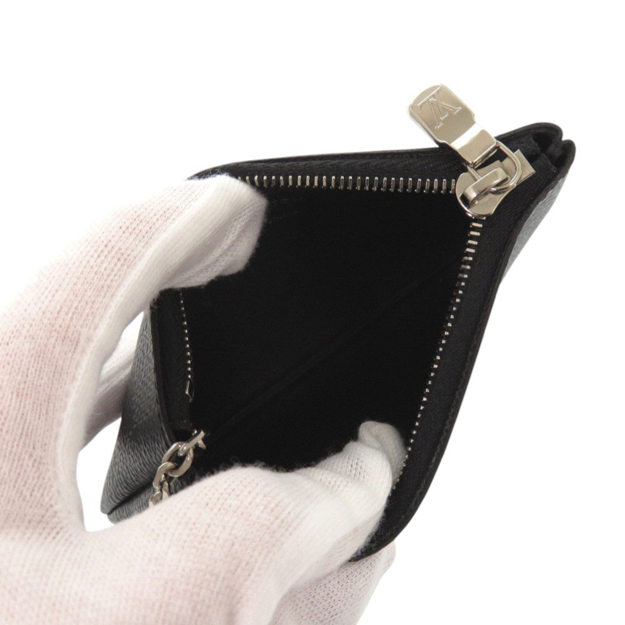 Louis Vuitton Damier Graphite Black Damier Graphite Damier Graphite Coin Purse/Coin Case