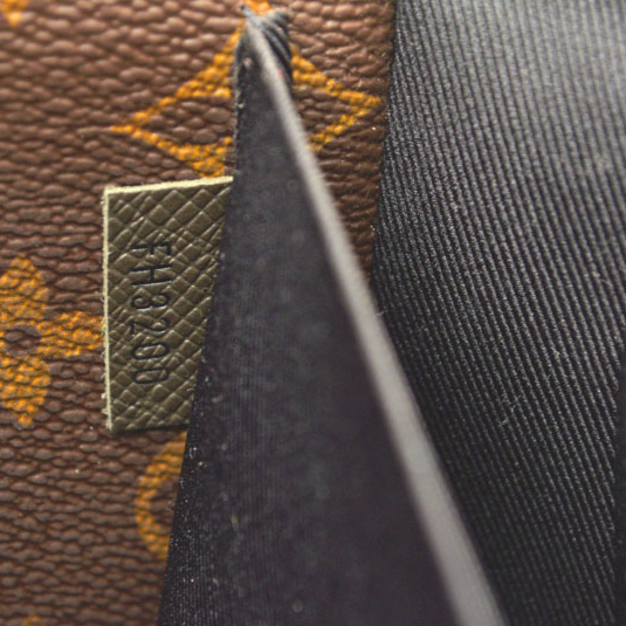 Louis Vuitton Brown Khaki Pvc Clutch Bag Pochette